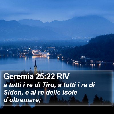 Geremia 25:22 RIV Bible Verse Image