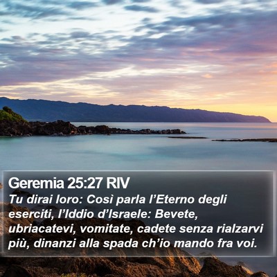 Geremia 25:27 RIV Bible Verse Image