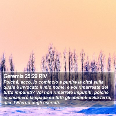 Geremia 25:29 RIV Bible Verse Image