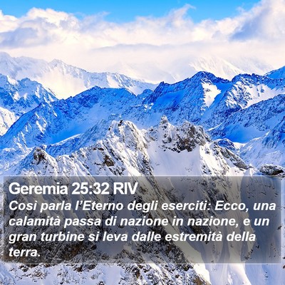 Geremia 25:32 RIV Bible Verse Image