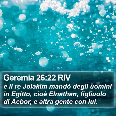 Geremia 26:22 RIV Bible Verse Image