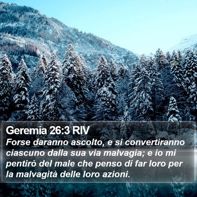 Geremia 26:3 RIV Bible Verse Image