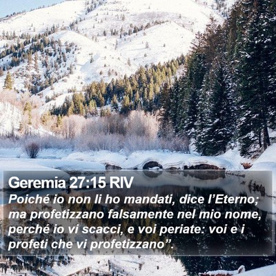 Geremia 27:15 RIV Bible Verse Image