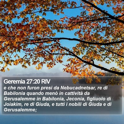 Geremia 27:20 RIV Bible Verse Image
