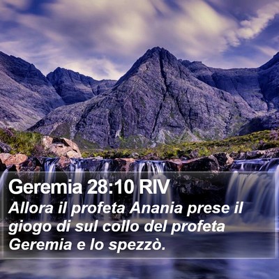 Geremia 28:10 RIV Bible Verse Image