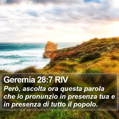 Geremia 28:7 RIV Bible Verse Image