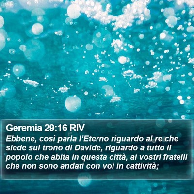 Geremia 29:16 RIV Bible Verse Image