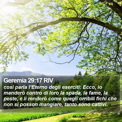 Geremia 29:17 RIV Bible Verse Image