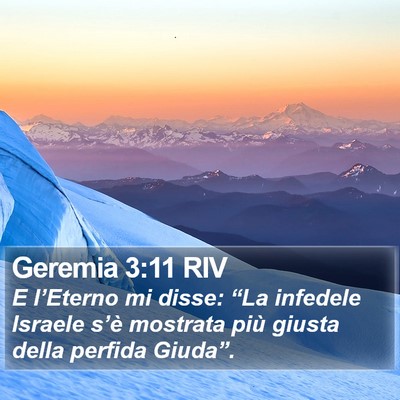 Geremia 3:11 RIV Bible Verse Image