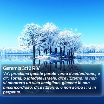 Geremia 3:12 RIV Bible Verse Image