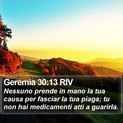 Geremia 30:13 RIV Bible Verse Image