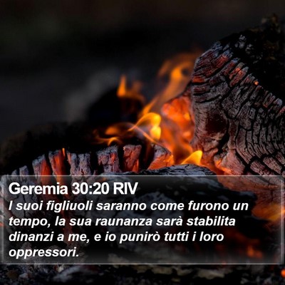 Geremia 30:20 RIV Bible Verse Image