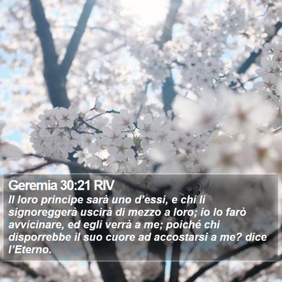 Geremia 30:21 RIV Bible Verse Image