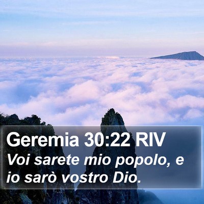 Geremia 30:22 RIV Bible Verse Image