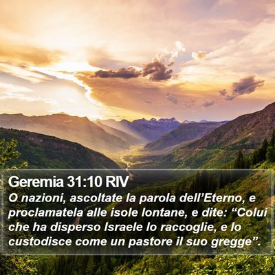 Geremia 31:10 RIV Bible Verse Image