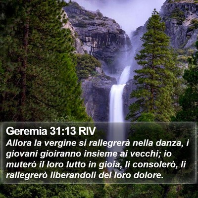 Geremia 31:13 RIV Bible Verse Image