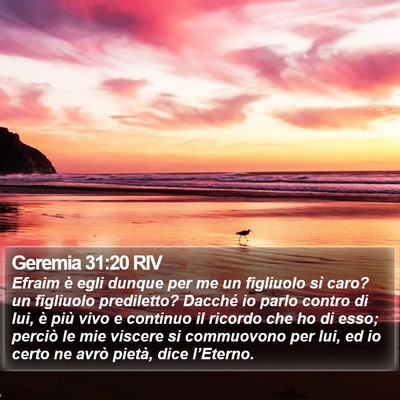 Geremia 31:20 RIV Bible Verse Image