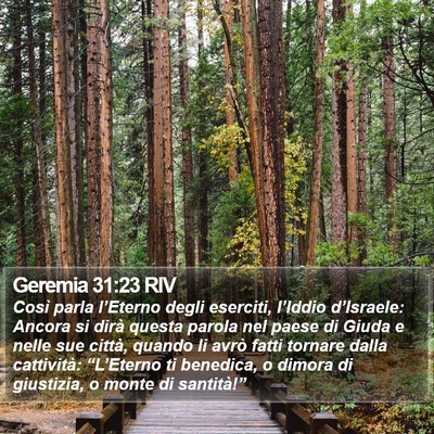 Geremia 31:23 RIV Bible Verse Image