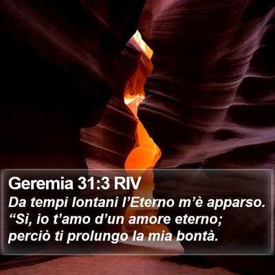 Geremia 31:3 RIV Bible Verse Image