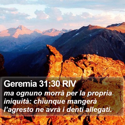 Geremia 31:30 RIV Bible Verse Image