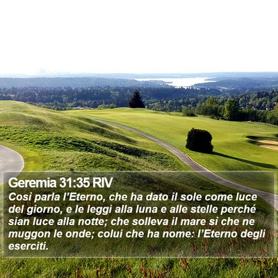 Geremia 31:35 RIV Bible Verse Image