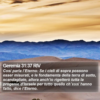 Geremia 31:37 RIV Bible Verse Image
