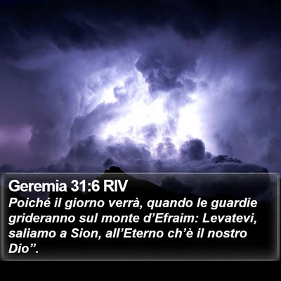 Geremia 31:6 RIV Bible Verse Image