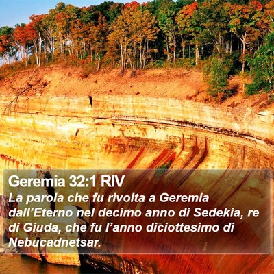 Geremia 32:1 RIV Bible Verse Image