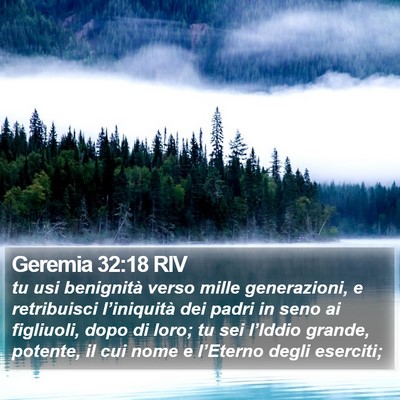 Geremia 32:18 RIV Bible Verse Image