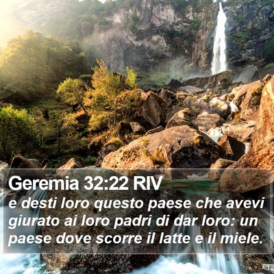 Geremia 32:22 RIV Bible Verse Image