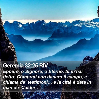 Geremia 32:25 RIV Bible Verse Image