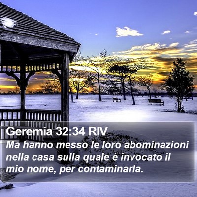 Geremia 32:34 RIV Bible Verse Image