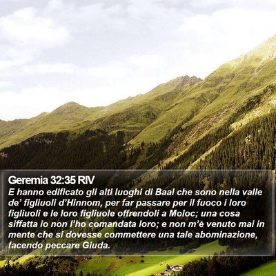 Geremia 32:35 RIV Bible Verse Image