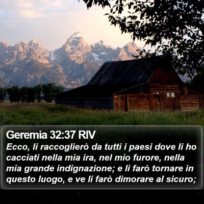 Geremia 32:37 RIV Bible Verse Image