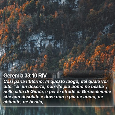 Geremia 33:10 RIV Bible Verse Image