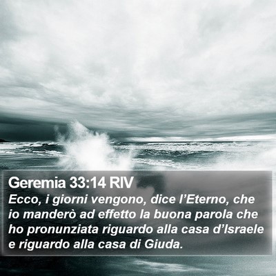 Geremia 33:14 RIV Bible Verse Image