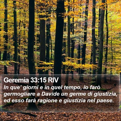 Geremia 33:15 RIV Bible Verse Image