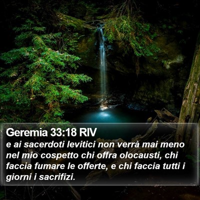 Geremia 33:18 RIV Bible Verse Image