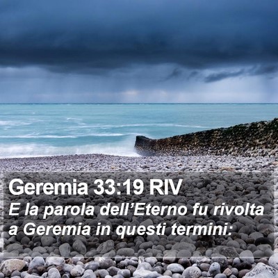 Geremia 33:19 RIV Bible Verse Image