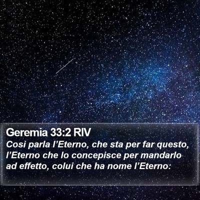 Geremia 33:2 RIV Bible Verse Image