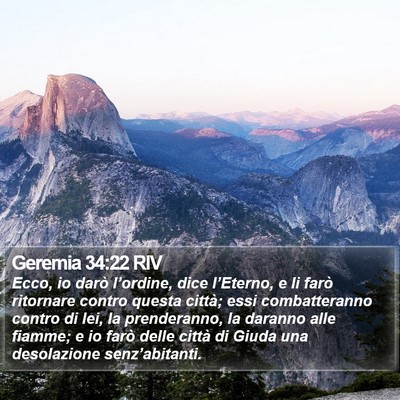 Geremia 34:22 RIV Bible Verse Image