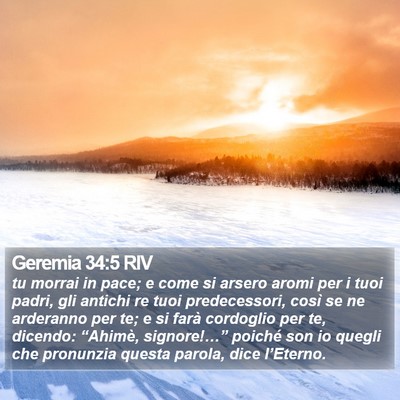 Geremia 34:5 RIV Bible Verse Image