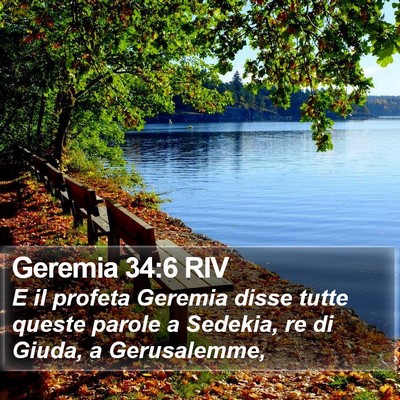 Geremia 34:6 RIV Bible Verse Image