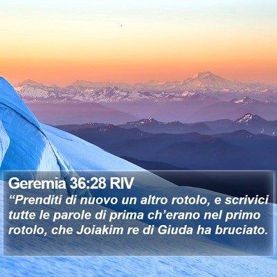 Geremia 36:28 RIV Bible Verse Image