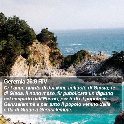 Geremia 36:9 RIV Bible Verse Image
