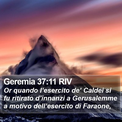 Geremia 37:11 RIV Bible Verse Image