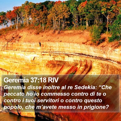 Geremia 37:18 RIV Bible Verse Image