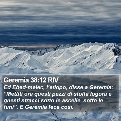 Geremia 38:12 RIV Bible Verse Image
