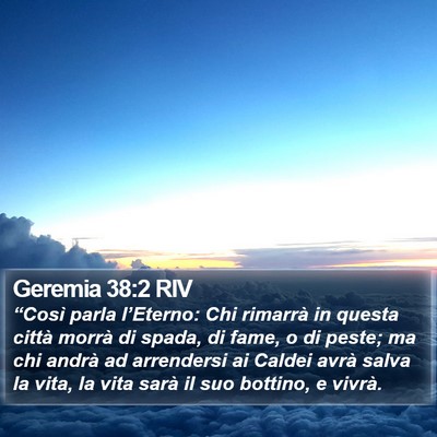Geremia 38:2 RIV Bible Verse Image