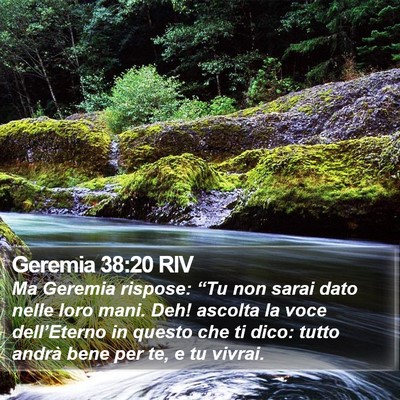 Geremia 38:20 RIV Bible Verse Image